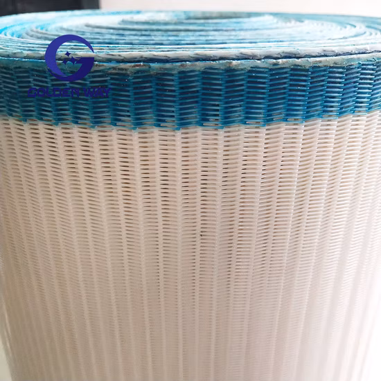 Polyester-Wellpappe, Papierförderer, Entschwefelung, Leinwandbindung, antistatisches Gewebe, Haustier-Spiralpresse, schmelzgeblasenes Netz, Schlammentwässerungsfilter, Drahtgeflechtgürtel